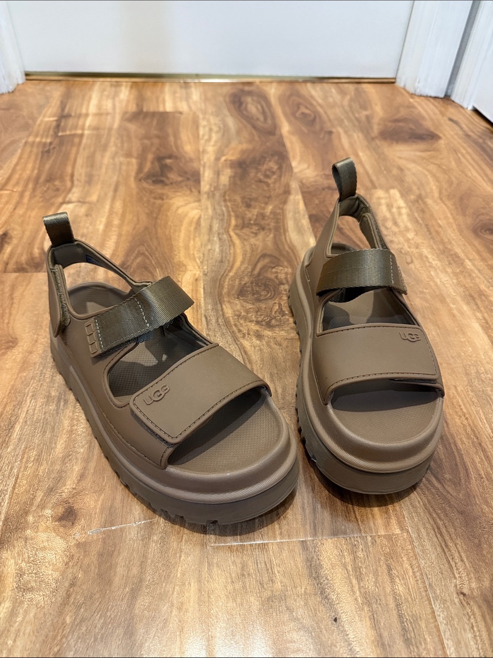 UGG Taupe Chunky Sport Sandals